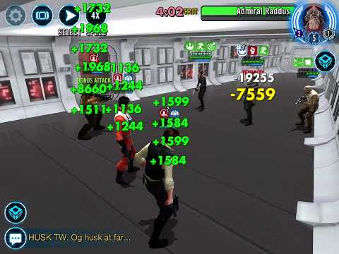 SWGOH - GAC - 3vs3 - Rebels vs Raddus (R9)