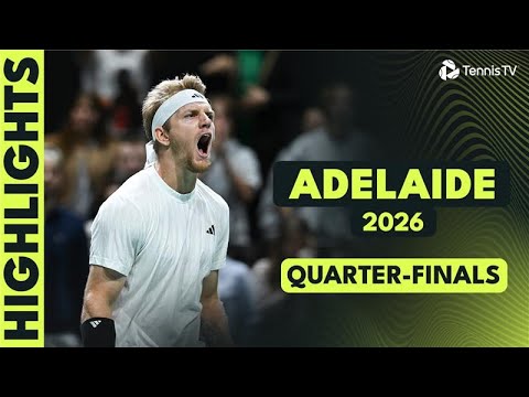 Paul, Davidovich Fokina & Machac in Quarter-Final Action | Adelaide 2026 Highlights