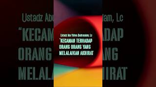 Download lagu KECAMAN TERHADAP ORANG YANG MELALAIKAN AKHIRAT - Ustadz Abu Yahya Badrusalam, Lc #dakwah #religion mp3
