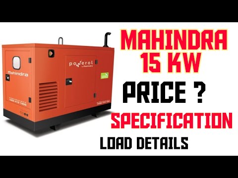 15 KVA 1 PHASE GAS GENSET  Mahindra Powerol Gas Generator