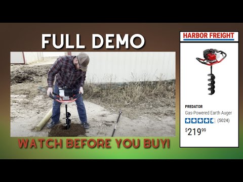 Harbor Freight Predator Auger – Test & Brutally Honest Review!