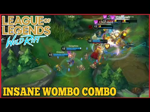WOMBO COMBO ORIANNA, SERAPHINE AND DARIUS| LOL WILDRIFT