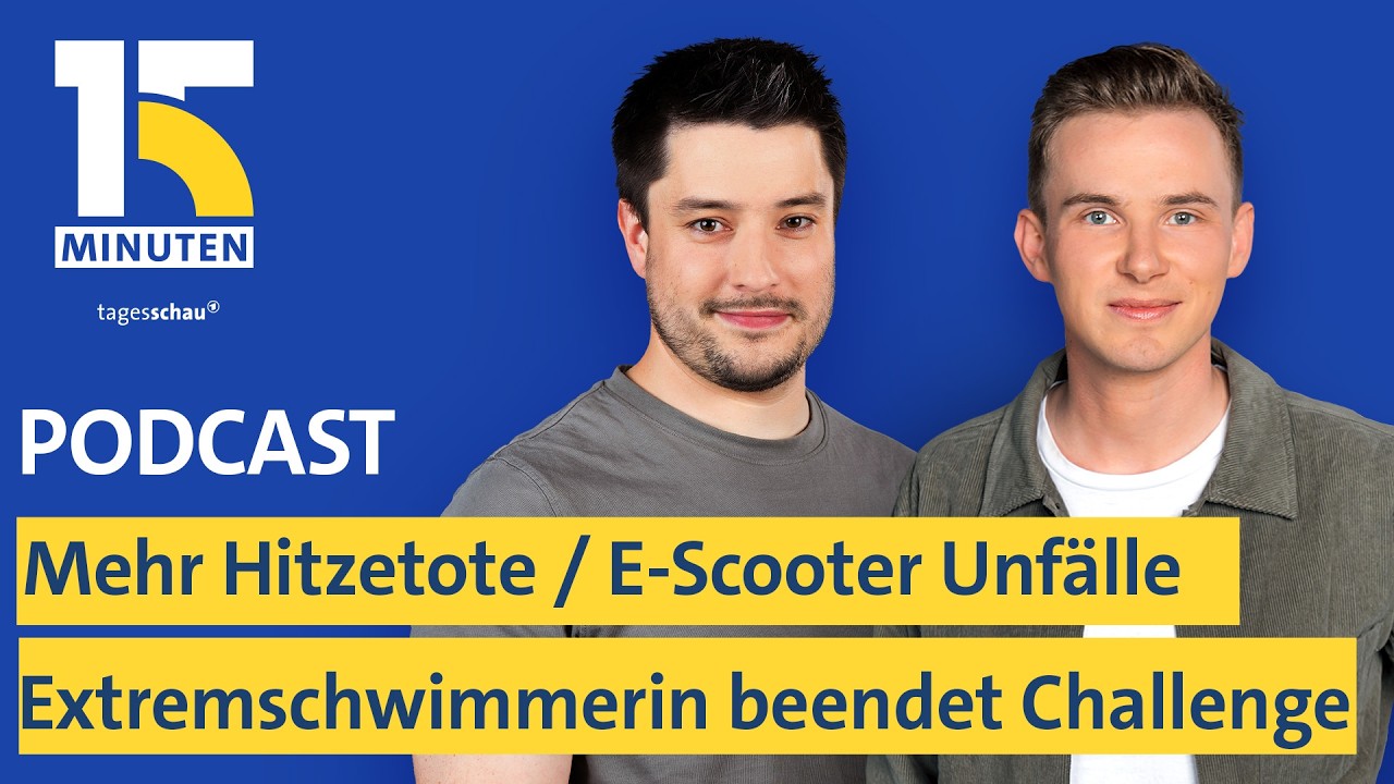 Zahl der Hitzetoten steigt / Mehr Sicherheit auf E-Scootern / Extremschwimmerin beendet Challenge