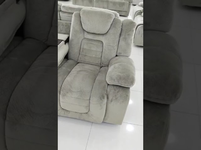 طقم كنب استرخاء مخمل قماش 3+2+1+1 مقاعد