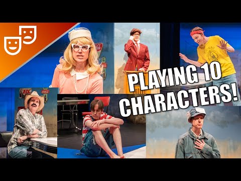 Greater Tuna - Behind the Scenes as 10 characters!