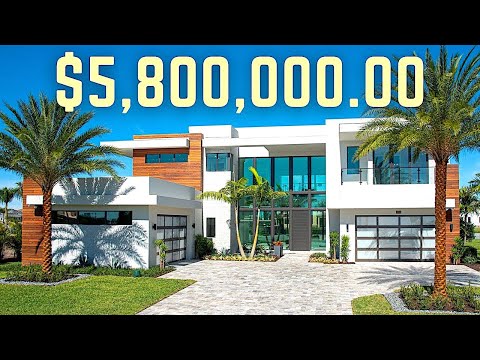$5,800,000 Modern Luxury Home - The Dali in Boca Bridges by GL Homes
