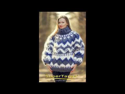 Handmade thick Icelandic mohair sweater by SuperTanya