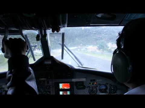 Lukla Landing, Nepal, the most challenging and dangerous landing in the world