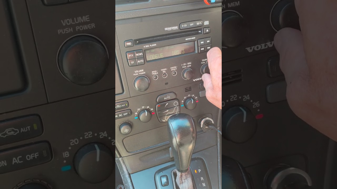 HOW TO SET YOUR VOLVO HU RADIO BLUETOOTH ADAPTER TO READ YOUR IPHONE OR ANDROID DEVICE.