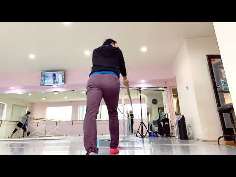 Warm up, beginner adult ballet class demo