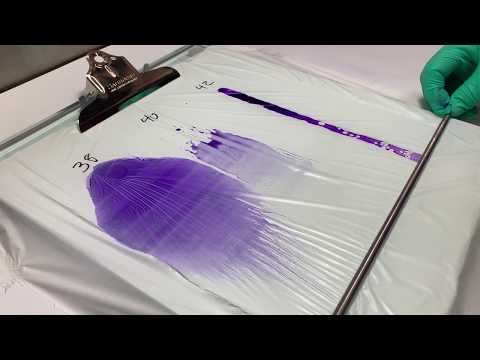 ASTM Cotton Swab & Mayer Draw Down Dyne Tests