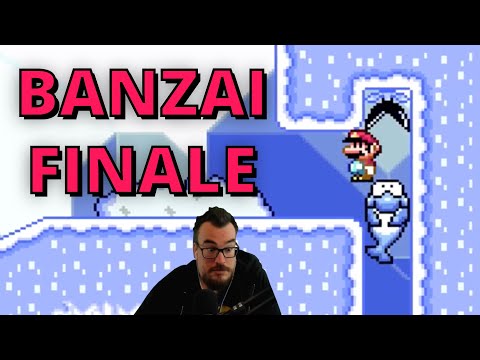 The BANZAI FINALE - Barb Plays BANZAI MARIO WORLD - Kaizo Mario Hack