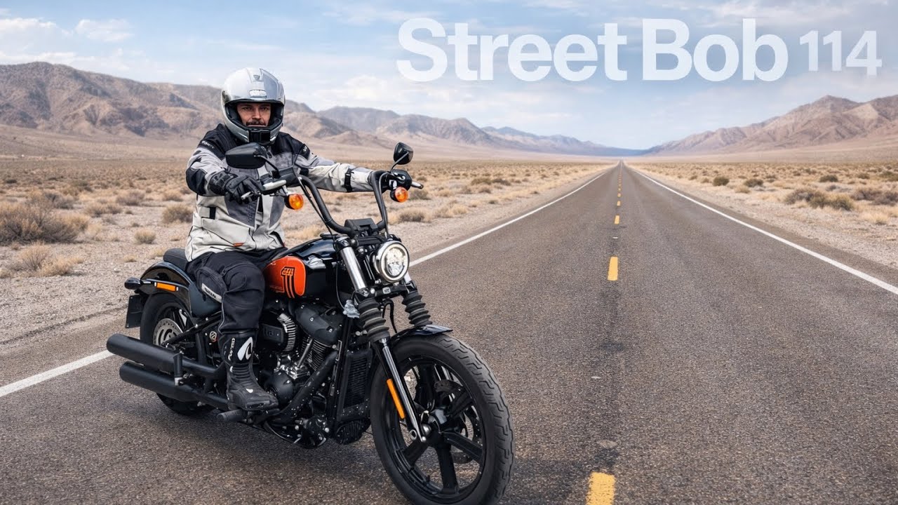 Harley Davidson Street Bob 114 Test Ride: QUANTA COPPIA! 