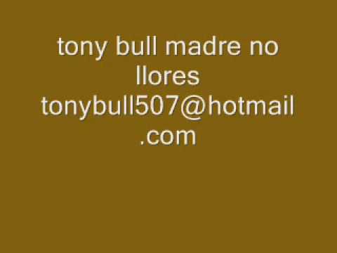Tony Bull Madre no llores