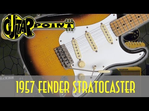 1957 Fender Stratocaster - 2t-Sunburst / GuitarPoint Maintal / Vintage Guitars