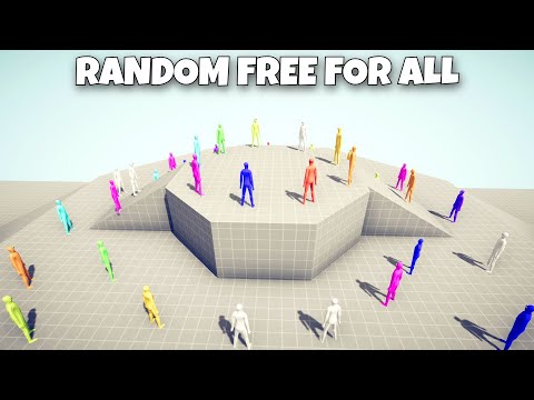 RANDOM FREE FOR ALL - BATTLE ROYALE - Totally Accurate Battle Simulator TABS