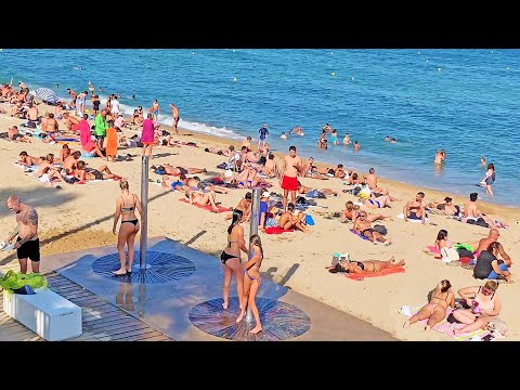 4K WALK BARCELONA Beach REALITY SHOW Spain 4k VIDEO Travel vlogger