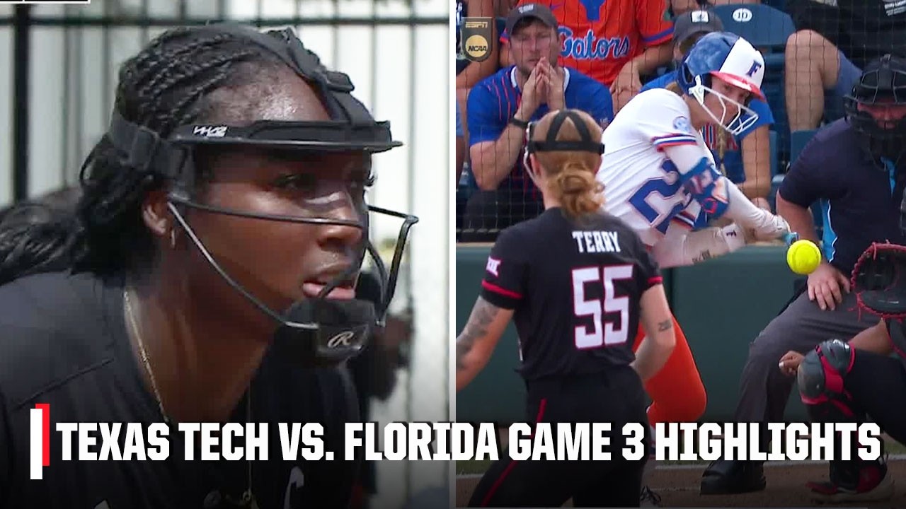 WORLD SERIES BOUND 🤩 Game 3: Texas Tech Red Raiders vs. Florida Gators | ESPN College Softball
