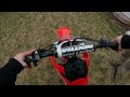 First Start Up And Test Ride Of The Season 2021 CRF150R