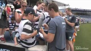 Geelong Cats 1st open training session for 2012