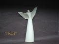Let's fold an origami angel "hope" (by Alexander ...