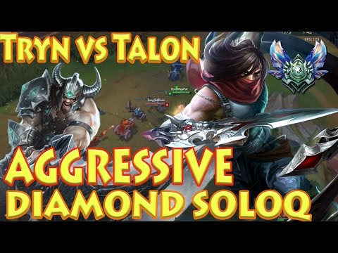 JAYSEA TRYNDAMERE VS TALON - DIAMOND SoloQ: DEALING WITH INSANE BLEED DAMAGE [Patch 7.6]