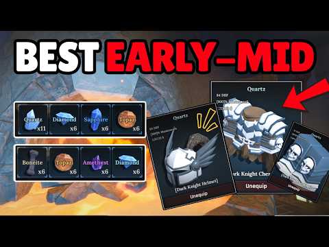 DO THIS NOW! Best Early Mid Armor Recipies in The Forge Roblox!