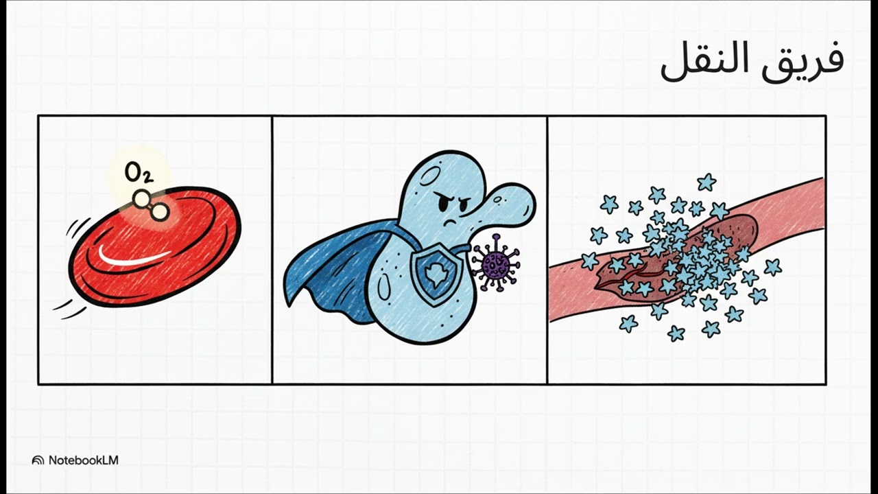 ❤️ شرح الجهاز الدوري للإنسان (القلب، الأوعية الدموية، الدم) | الدورة الدموية