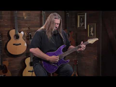 Suhr Eddie's Guitars Exclusive Roasted Modern - Trans Purple