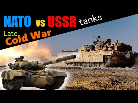 NATO vs USSR - Late Cold War tank comparison