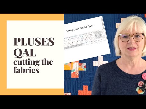 FREE Quilt Along Pluses by Brigitte Heitland - 3 Cutting your fabrics