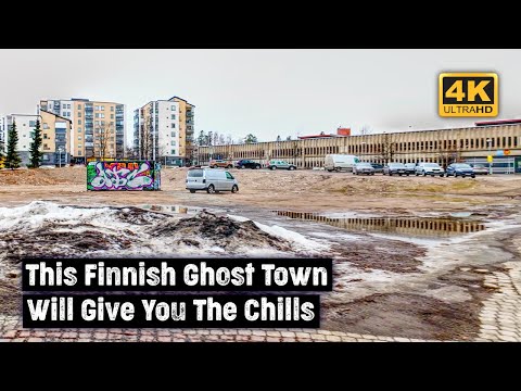 Walking tour in Kerava, Finland. Is Kerava really a ghost town?