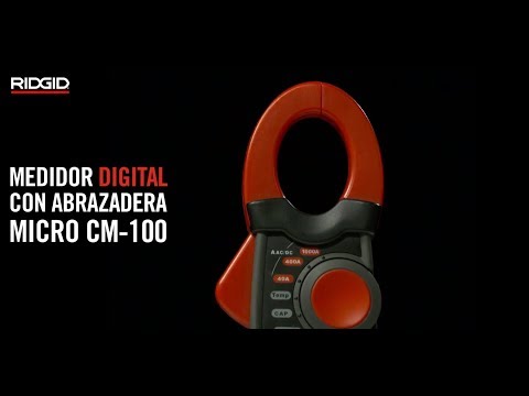 MICRO Multímetro de mordaza digital micro CM-100
