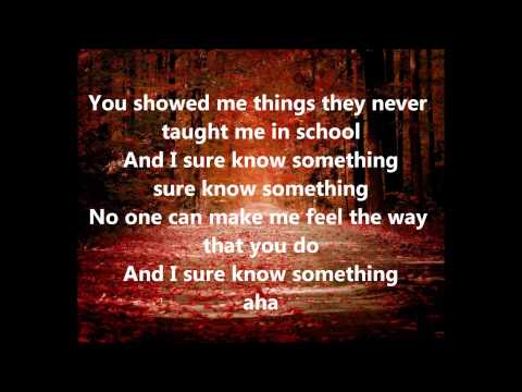 KISS -  Sure Know Something (Lyrics)
