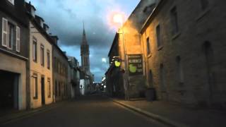 preview picture of video 'Early Morning Drive Through Saint-Pol-de-Léon, Finistère, Brittany, France 28th October 2012'