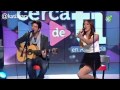 Merche y Salvador cantando "Por Si Vienes" en ...