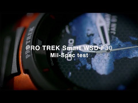PRO TREK Smart WSD-F30 Mil-Spec. test -Drop test-* | CASIO