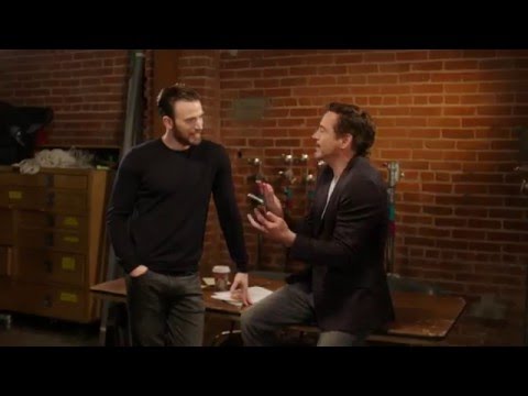 Chris Evans & Robert Downey Jr - Try to Make Stan Lee Choose a Side