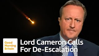 Lord Cameron Calls for De-Escalation After Iranian Attack on Israel