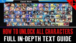 Fastest Way to Unlock Characters in Smash Bros Ultimate - How to Unlock Characters Smash Ultimate