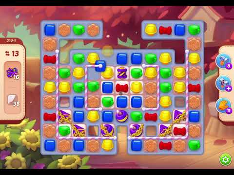 HomeScapes Level 2124 no boosters (14 moves)