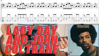 Gil Scott Heron - Lady Day and John Coltrane (Ron Carter Electric Bass Cover with Notation and Tab)
