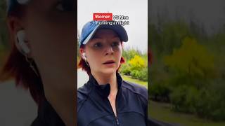 Women VS Men Running At Night #shorts