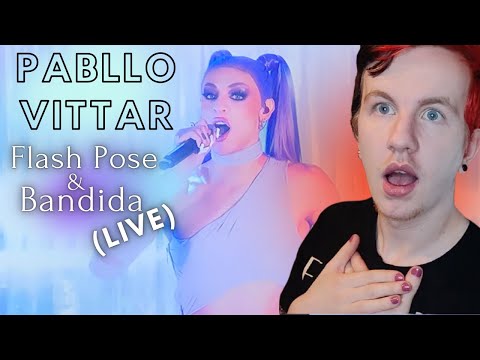 PABLLO VITTAR - FLASH POSE & BANDIDA *I AM PABLLO* (LIVE) // REACTION