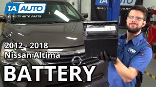 How to Replace Battery 2012-2018 Nissan Altima