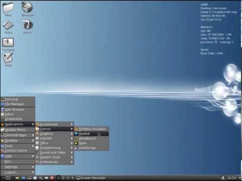 AntiX Linux 13 OS Short demo