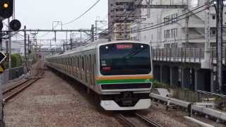 preview picture of video '湘南新宿ラインE231系 武蔵小杉駅到着 JR-East E231 series EMU'