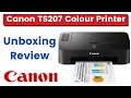 Canon Pixma TS207 Single Function Inkjet Printer Black Unboxing Review