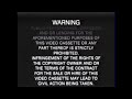 20th Century Fox Home Entertainment Warning Screen 1999 2006 Australia
