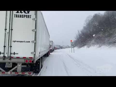 02-01-2021 Spring Run, PA - Winter Storm Impacts Travel on I-76
